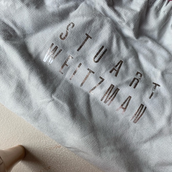 NWOT Stuart Weitzman Nude Peeptoe Pumps - Picture 6 of 6